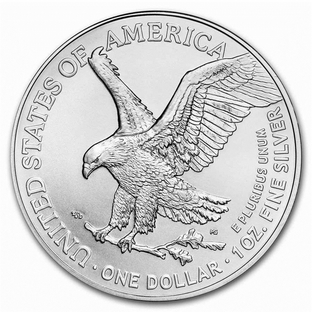1 oz American Silver Eagle Coin BU (Random Year) - Midwest Precious Metals