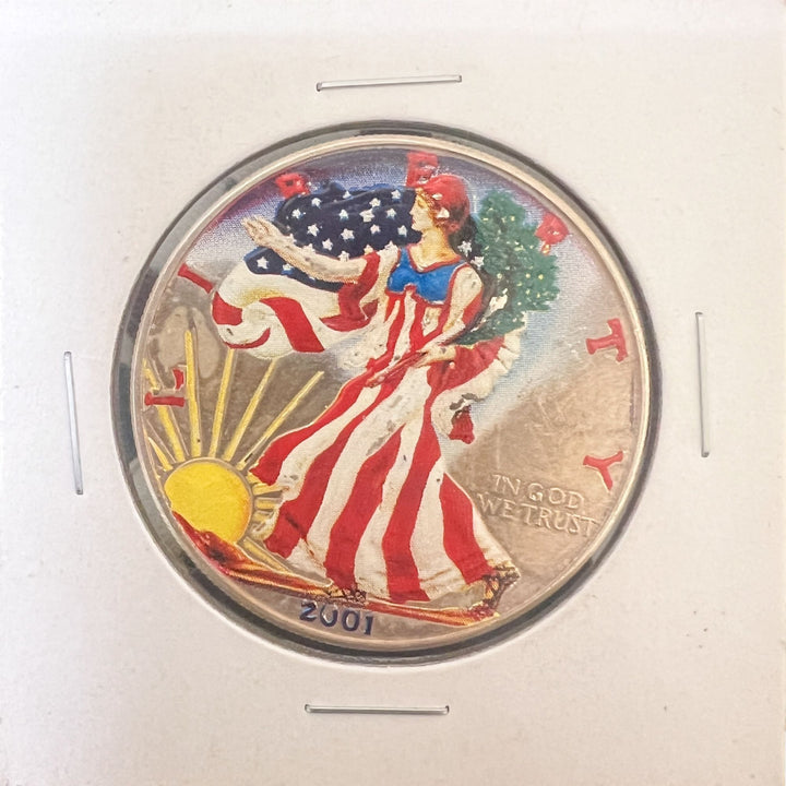 2021 Colorized American Silver Eagle Coin 2021