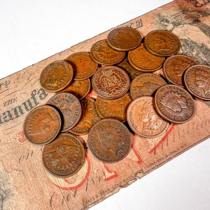 1864-1909 Indian Head Cent Grab Bag (Avg Circ/VG) - Midwest Precious Metals