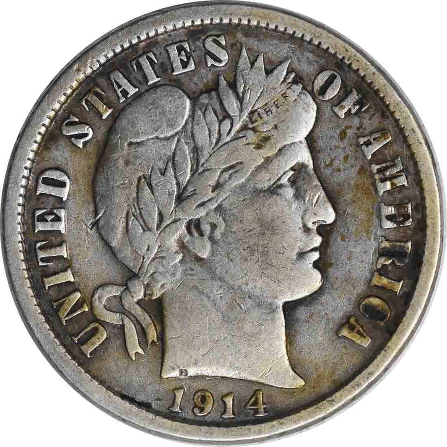 1892-1916 Barber Dimes Avg Circ (One Coin) - Midwest Precious Metals