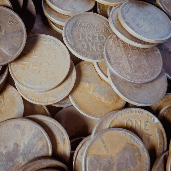 1909-1919 Wheat Cent 50 Coin Roll Avg Circulated - Midwest Precious Metals