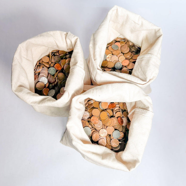 1909-1958 Wheat Cent 5000 Count (34lb) Bag | TRULY UNSEARCHED Wheat Pennies - Midwest Precious Metals