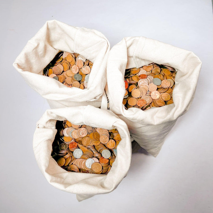 1909-1958 Wheat Cent 5000 Count (34lb) Bag | TRULY UNSEARCHED Wheat Pennies - Midwest Precious Metals