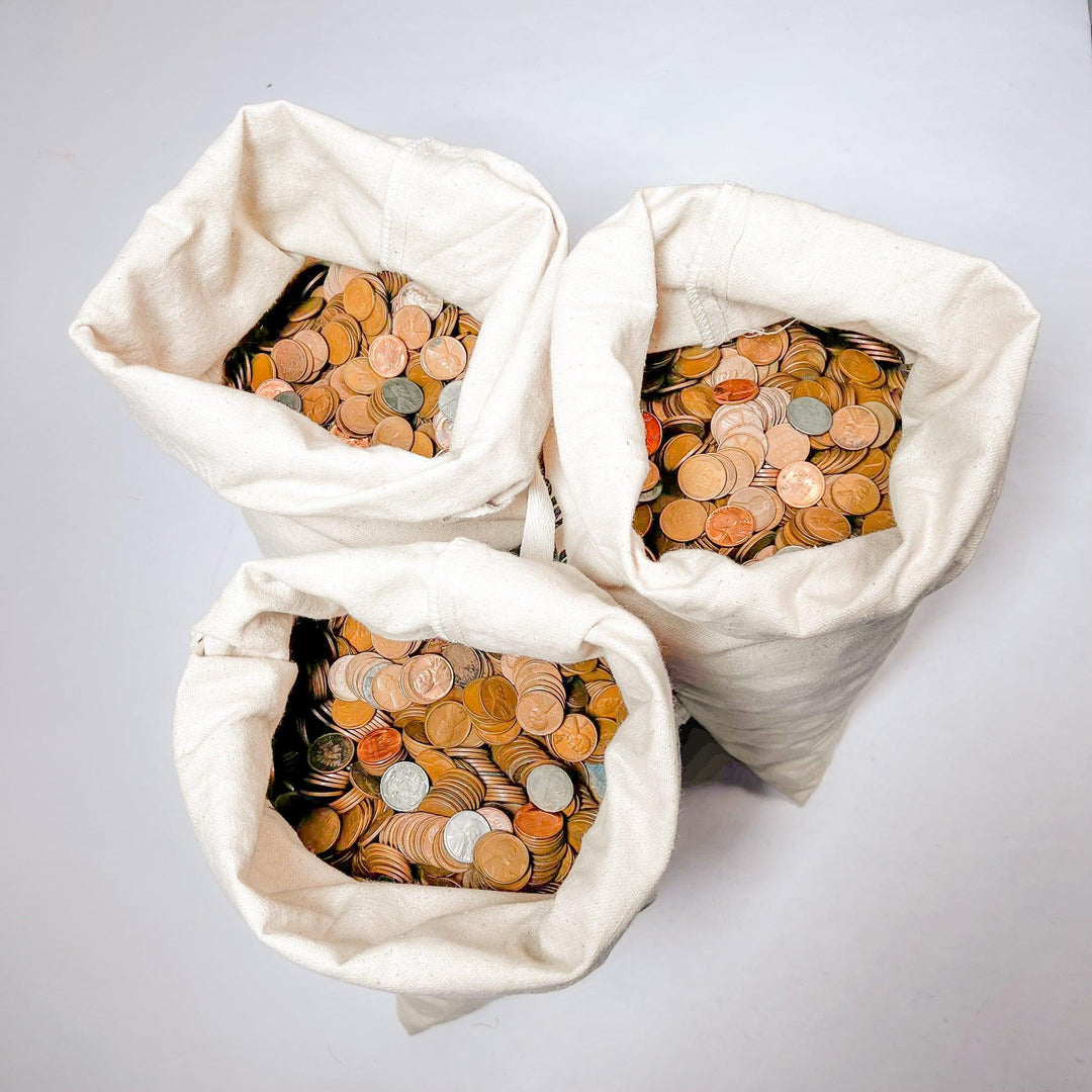 1909-1958 Wheat Cent 5000 Count (34lb) Bag | TRULY UNSEARCHED Wheat Pennies - Midwest Precious Metals