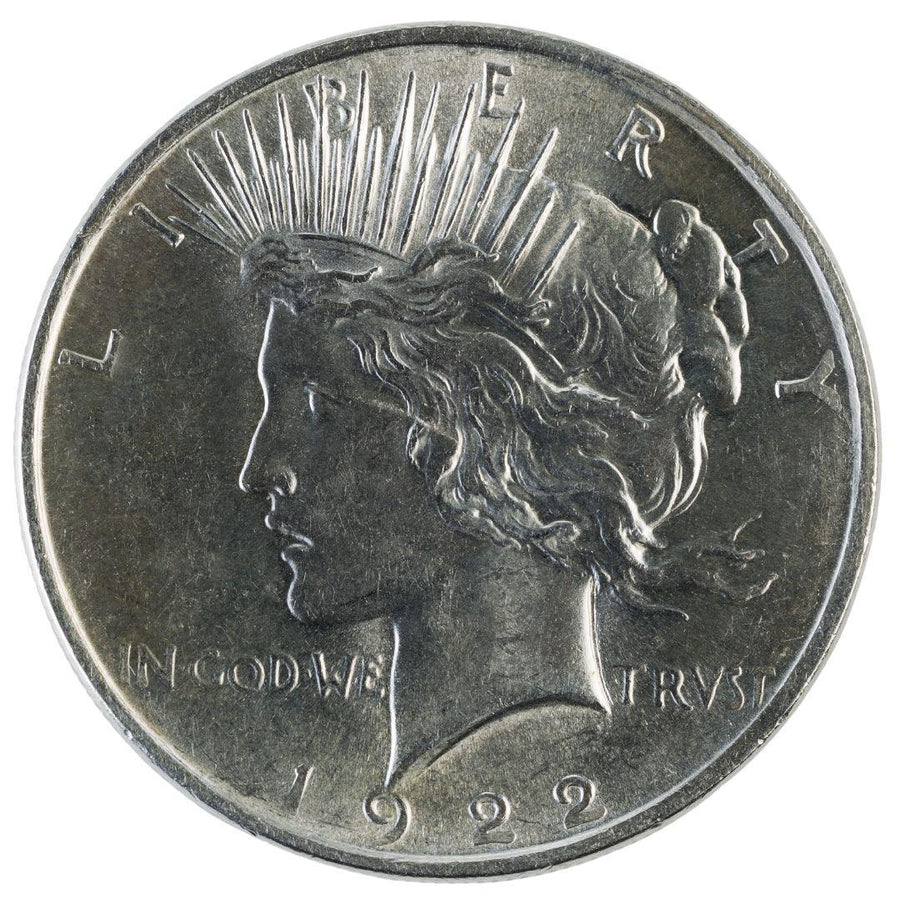 1922 Peace Silver Dollar XF - Midwest Precious Metals