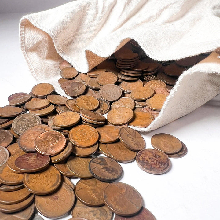 1930-1939 Wheat Cent 1000 Coin Bag - Midwest Precious Metals