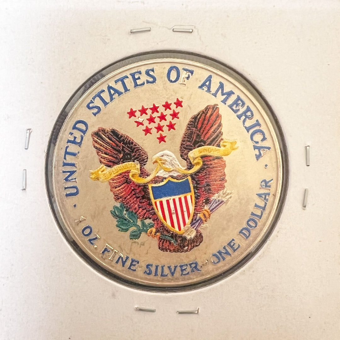 2021 Colorized American Silver Eagle Coin 2021