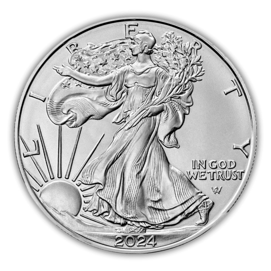 2024 1 oz American Silver Eagle Coin GEM BU - Midwest Precious Metals