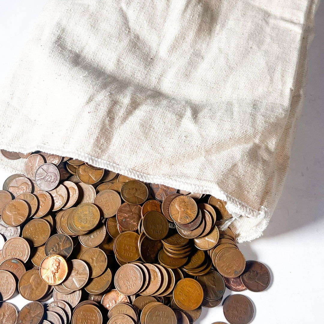 500 (S MINT ONLY) Wheat Cent Bag (1909-1958) TRULY UNSEARCHED + SEEDED - Midwest Precious Metals