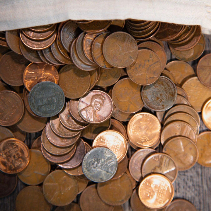 500 Wheat Cent Bag (1909-1958) TRULY UNSEARCHED + SEEDED - Midwest Precious Metals