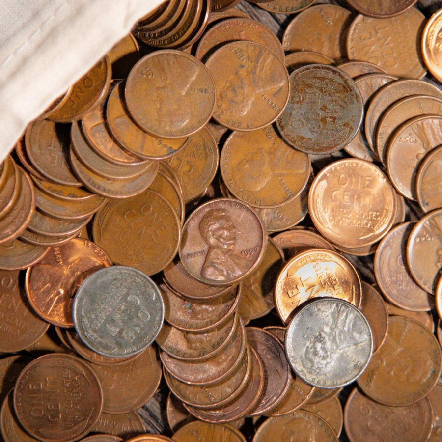 500 Wheat Cent Bag (1909-1958) TRULY UNSEARCHED + SEEDED - Midwest Precious Metals