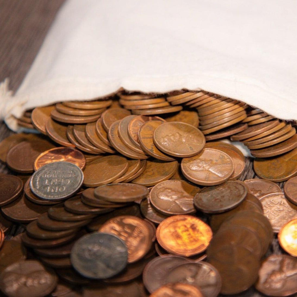 500 Wheat Cent Bag (1909-1958) TRULY UNSEARCHED + SEEDED - Midwest Precious Metals