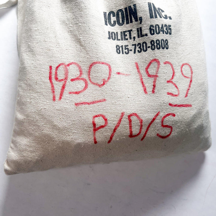 500 Wheat Cent Bag (1930-1939) | Wheat Penny Mixed Lot - Midwest Precious Metals