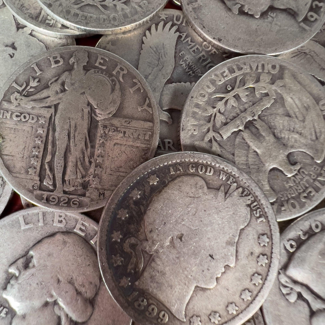 $10 Face - 90% US Silver Quarters (Random Design) - Midwest Precious Metals
