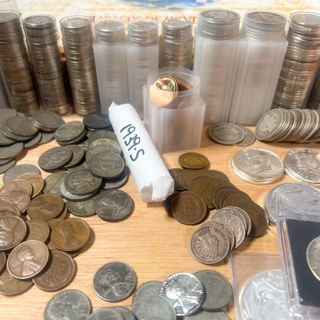Full Cigar Box Mixed U.S. Coin Estate Sale - Midwest Precious Metals
