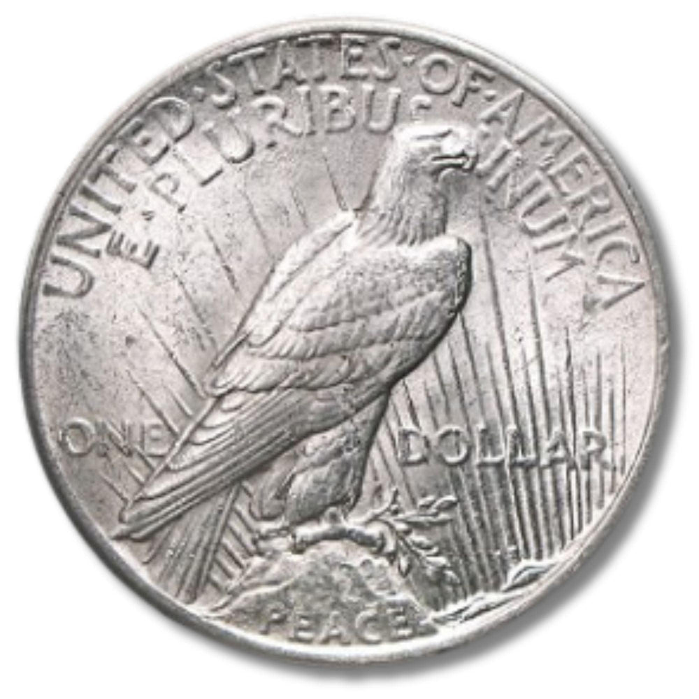 Pre-1935 Peace Silver Dollar AU (Random Year) - Midwest Precious Metals