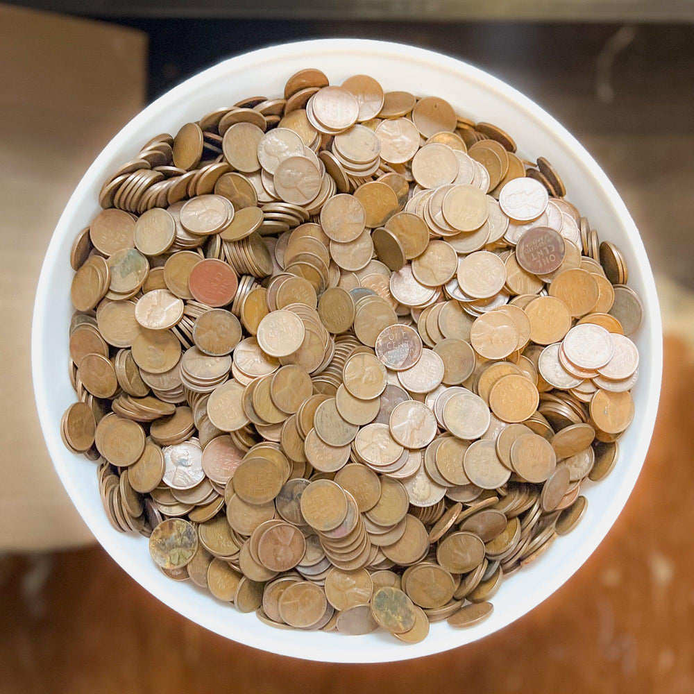 Pre 1982 95% COPPER Penny 50 Coin Roll - Midwest Precious Metals