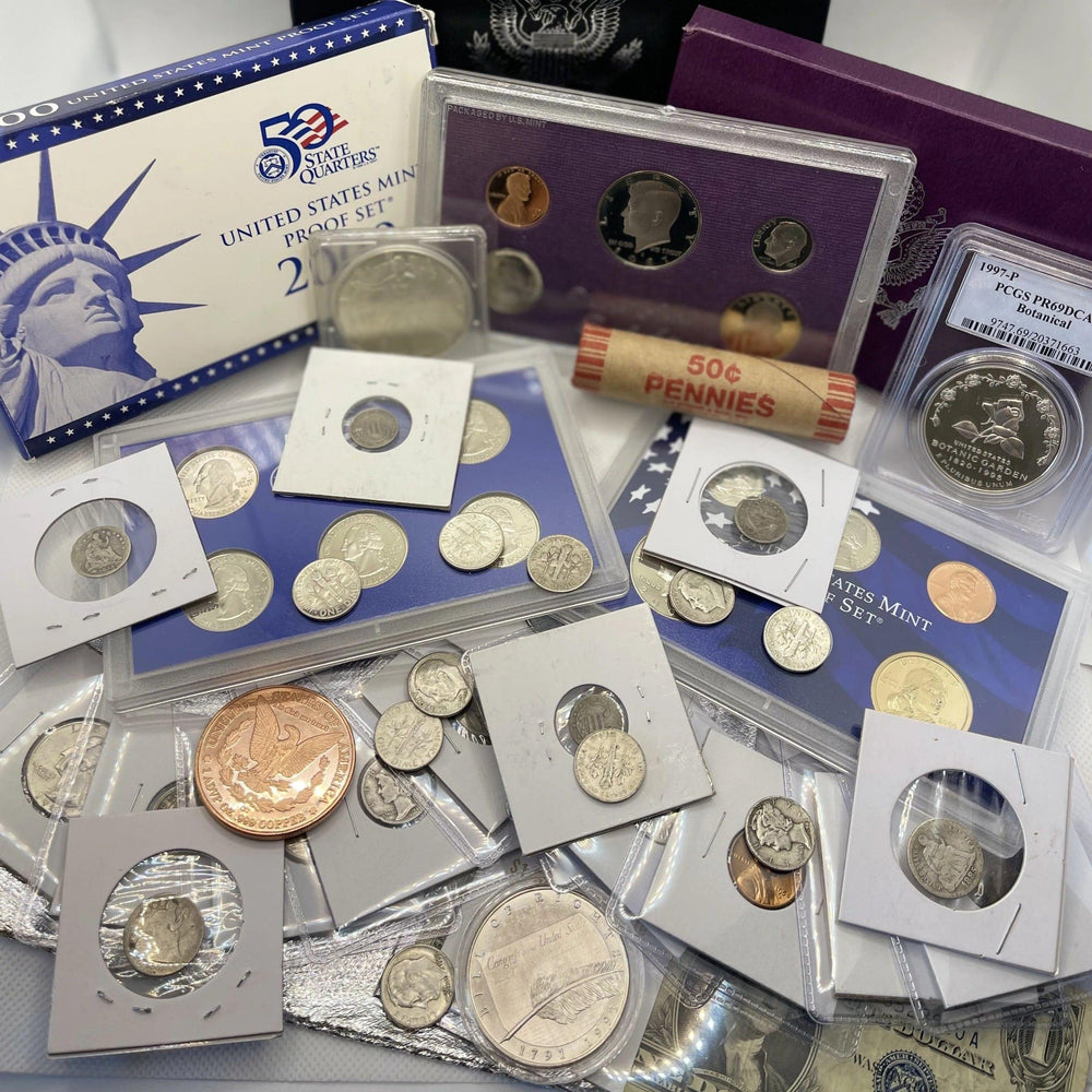 Vintage U.S Coins & Currency Starter Crate - Midwest Precious Metals