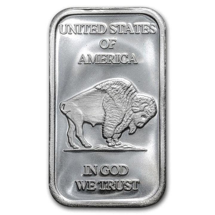 1 oz Silver Bar BU (Random Design) - Midwest Precious Metals