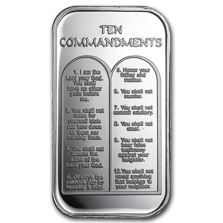 1 oz Silver Bar BU (Random Design) - Midwest Precious Metals