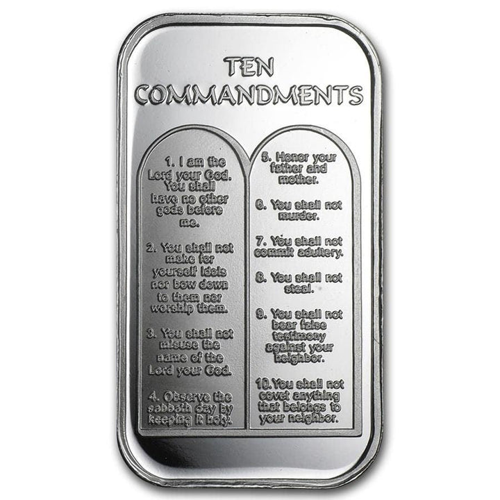 1 oz Silver Bar BU (Random Design) - Midwest Precious Metals