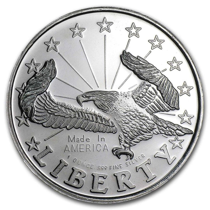 1-oz Silver Round (Random Design) - Midwest Precious Metals