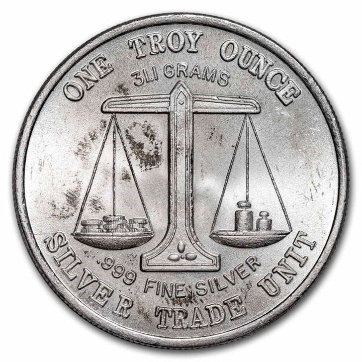 1-oz Silver Round (Random Design) - Midwest Precious Metals