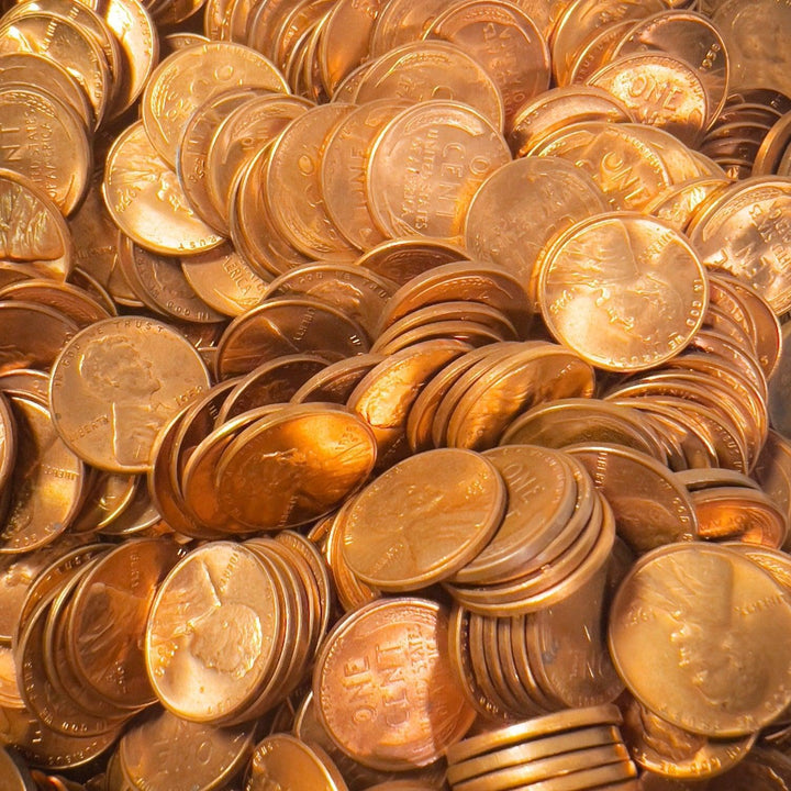1909-1958 Wheat Cent 50-Coin Roll BU (Red & Red/Brown) - Midwest Precious Metals