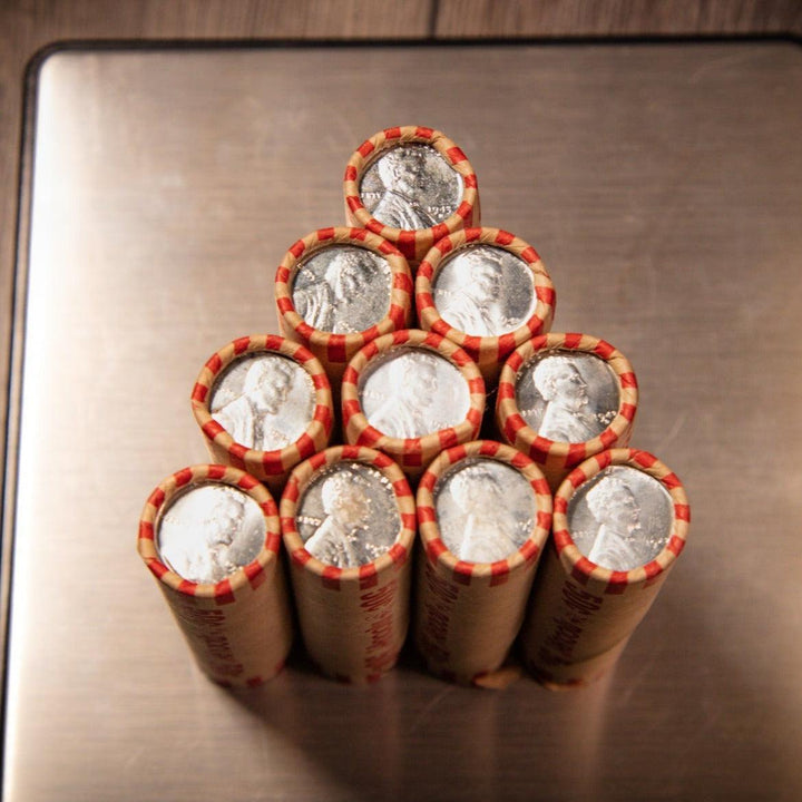 1943 (P/D/S) Lincoln Steel Cent 50-Coin Roll (Avg Circ) - Midwest Precious Metals