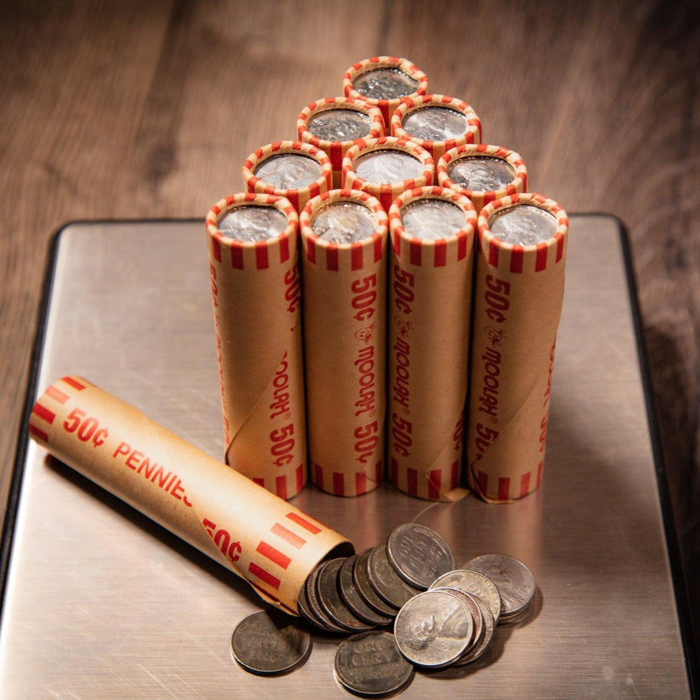 1943 (P/D/S) Lincoln Steel Cent 50-Coin Roll (Avg Circ) - Midwest Precious Metals