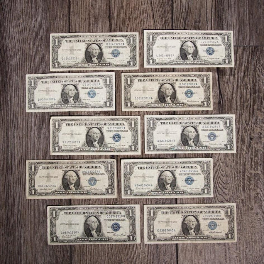 $1 Silver Certificate Currency (10 Pack) - Midwest Precious Metals