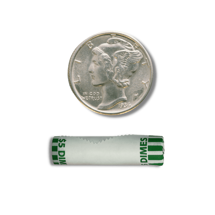 $5 Face - 90% Mercury Silver Dimes (Avg Circ) - Midwest Precious Metals