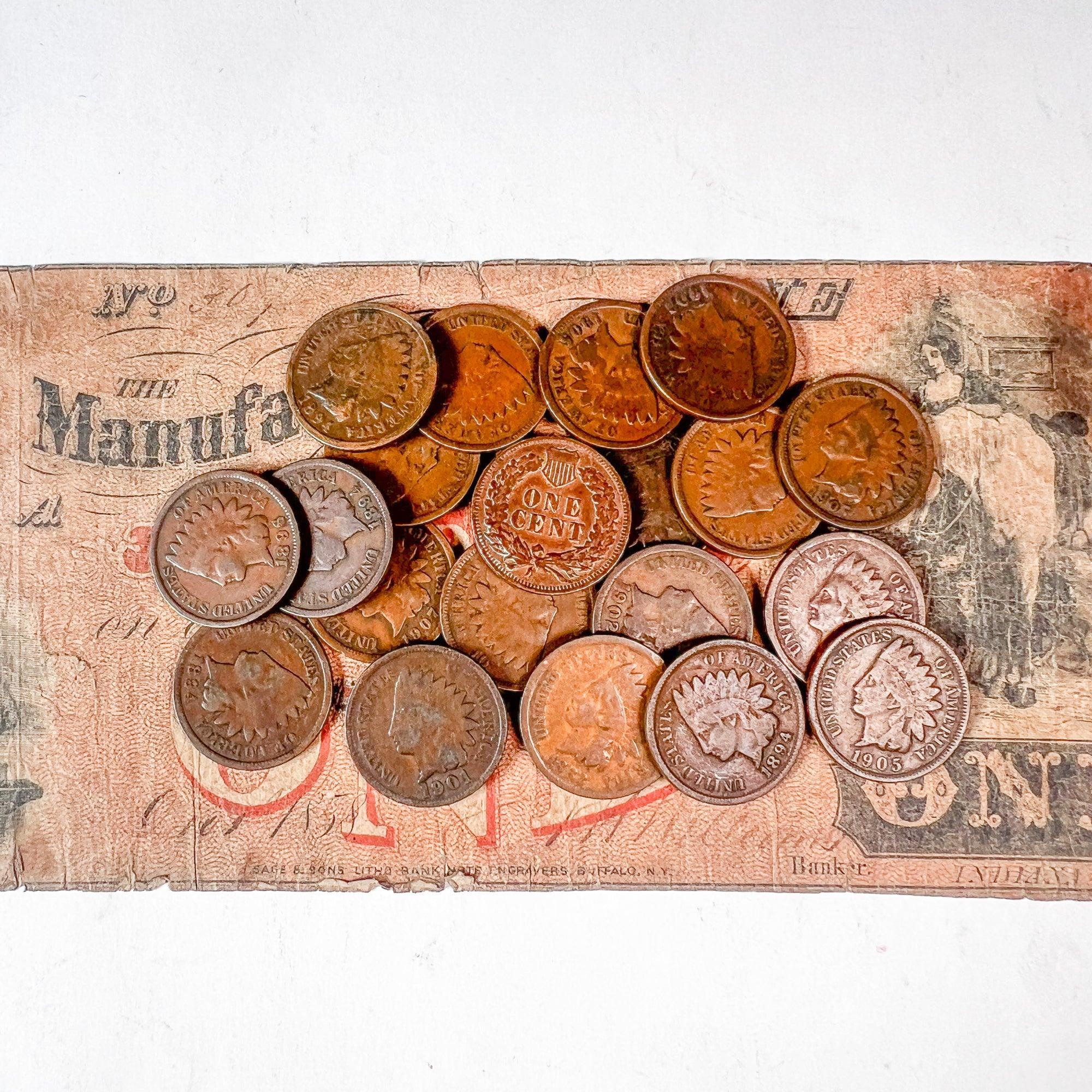 1864-1909 Indian Head Cent Grab Bag (Avg Circ/VG) – Midwest