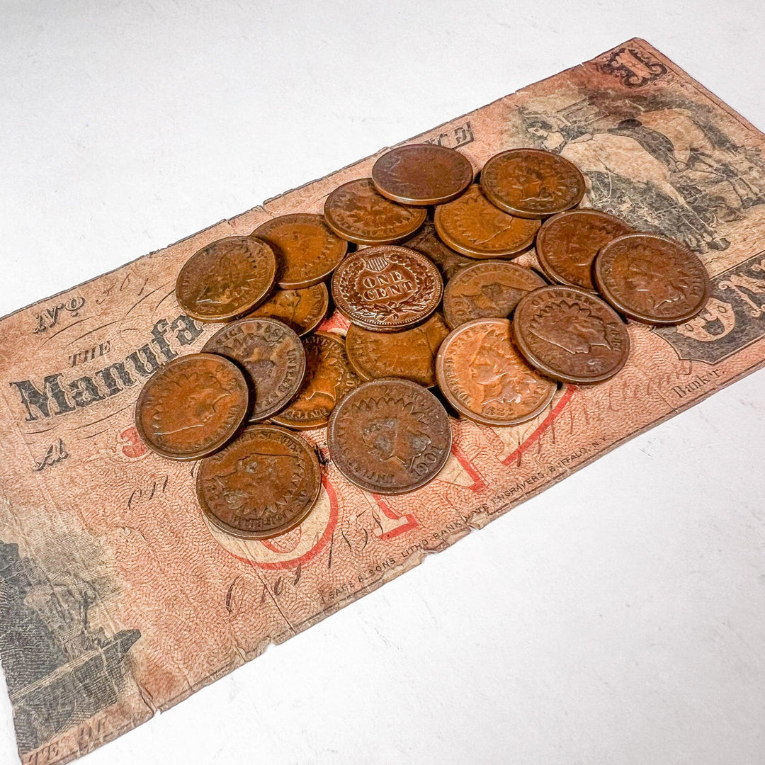 1864-1909 Indian Head Cent Grab Bag (Avg Circ/VG) - Midwest Precious Metals
