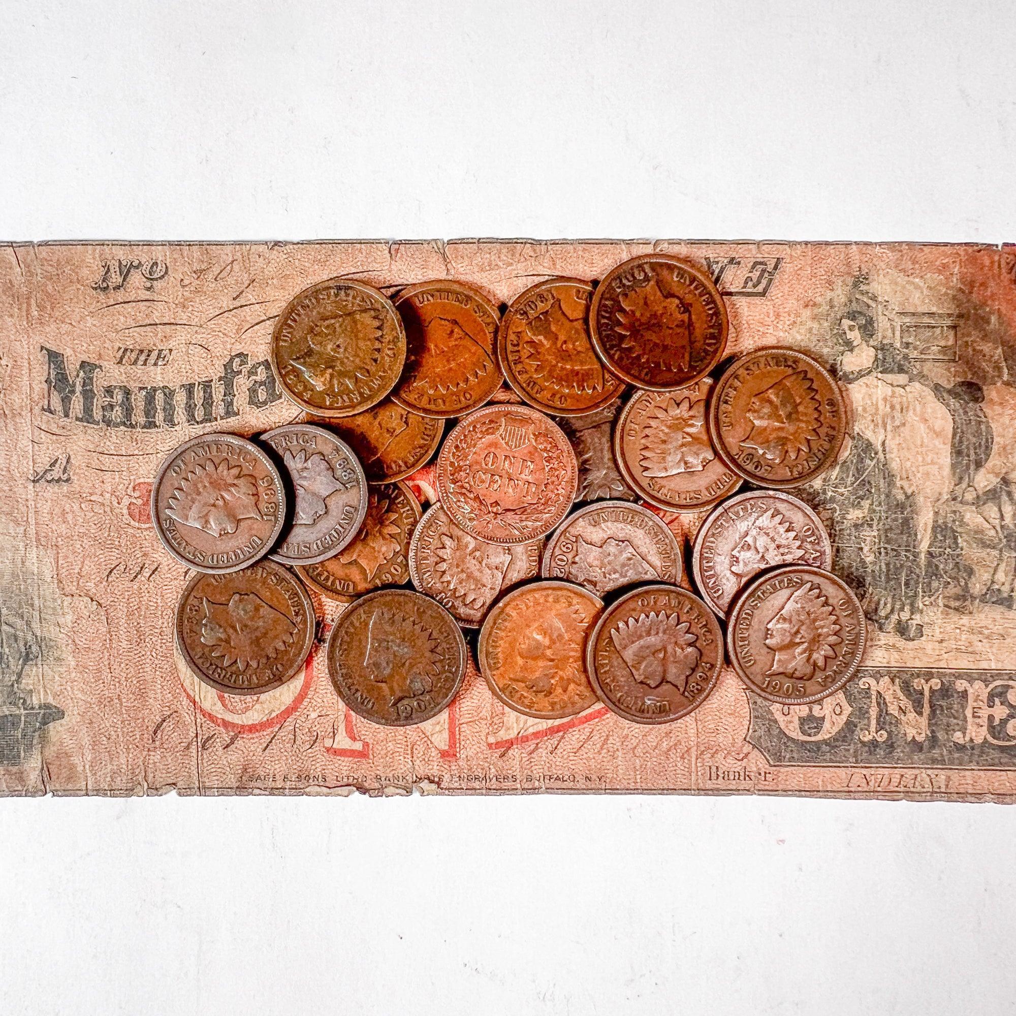 1864-1909 Indian Head Cent Grab Bag (Avg Circ/VG) – Midwest