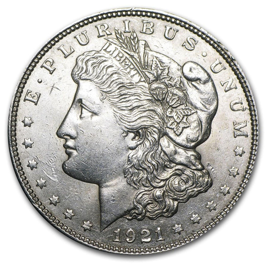 1921 Morgan Silver Dollar P/D/S AU (About Uncirculated) – Midwest