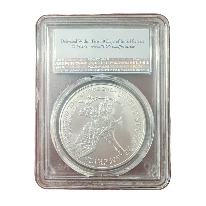 2025 Silver American Eagle MS 70 (First Strike)