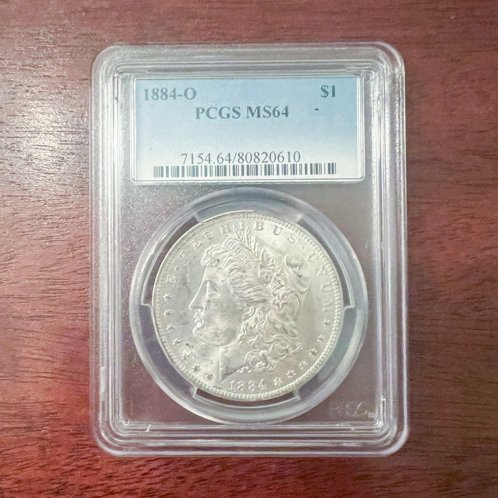 1884-O Morgan Silver Dollar PCGS MS 64