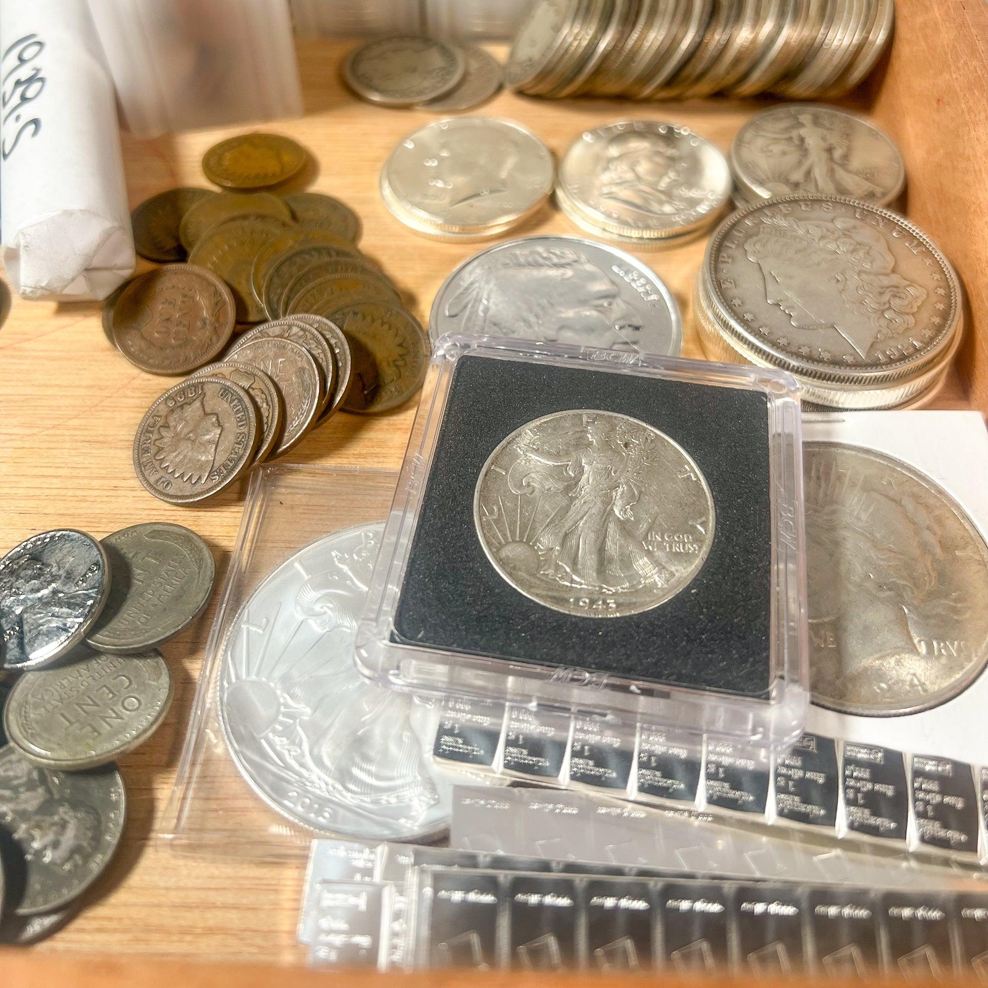 Vintage silver coin outlet lot