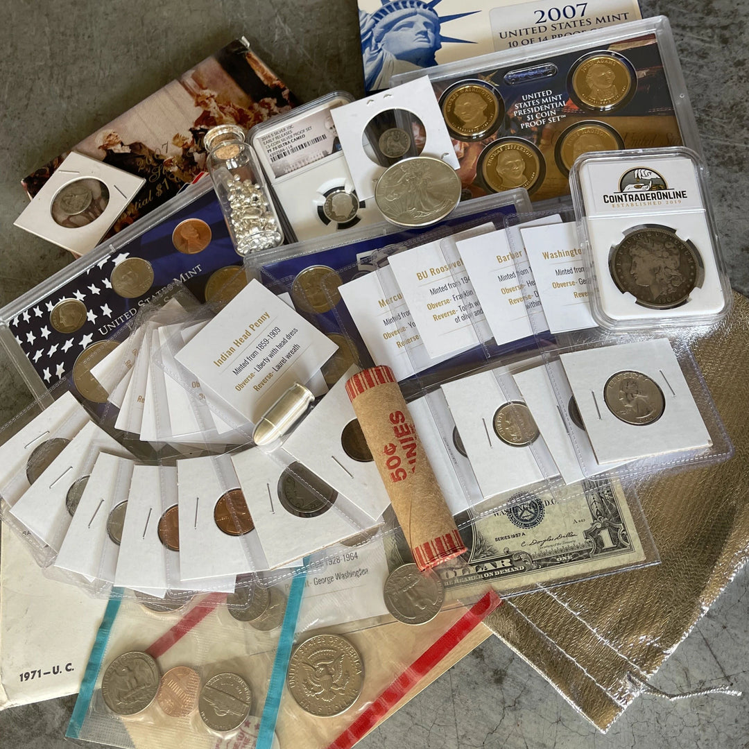 Vintage U.S Coins & Currency Starter Crate