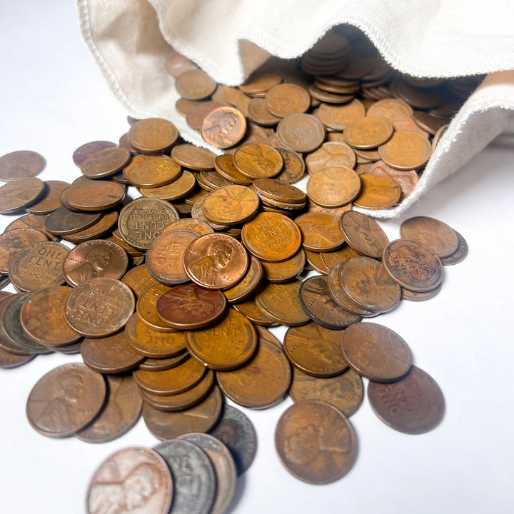 1930-1939 Wheat Cent 1000 Coin Bag