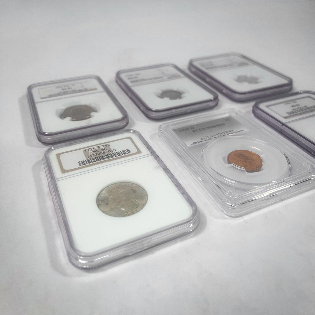 MS 60+ Graded Coin Lot Starter Pack - Midwest Precious Metals