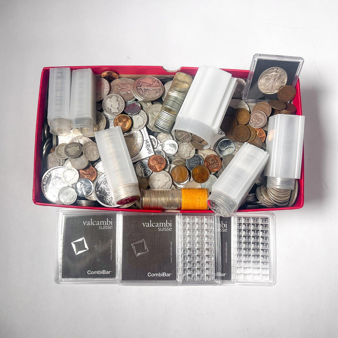 Red Carded Box Mixed Coin Lot (Vintage U.S. Coins) | LIQUIDATION SALE - Midwest Precious Metals