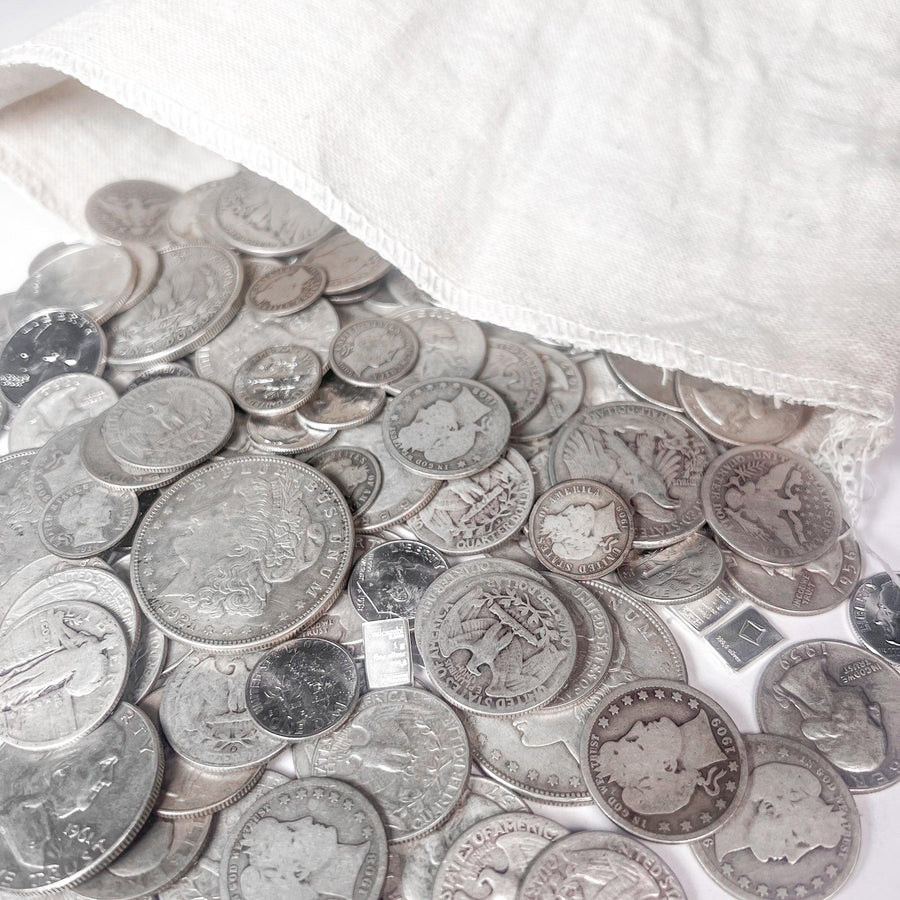 U.S Mint Silver Coin Bank Bag Mixed Lot | LIQUIDATION SALE - Midwest Precious Metals