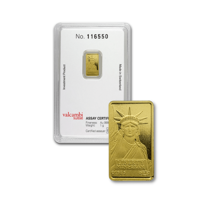 1 Gram Gold Bar: (Secondary Market) - Midwest Precious Metals