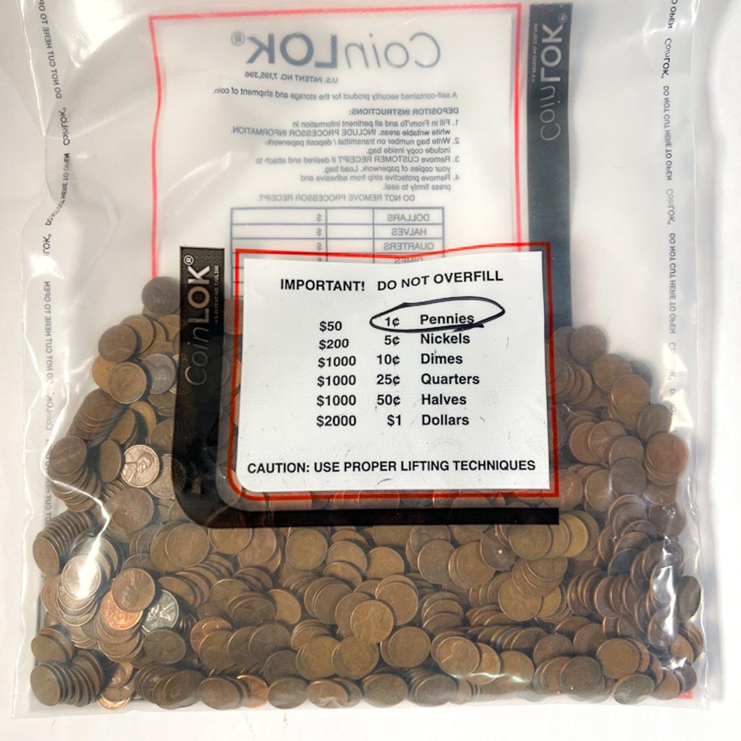 1909-1958 Wheat Cent 1000 Count Monster 7lb Bag (Fully Loaded) - Midwest Precious Metals