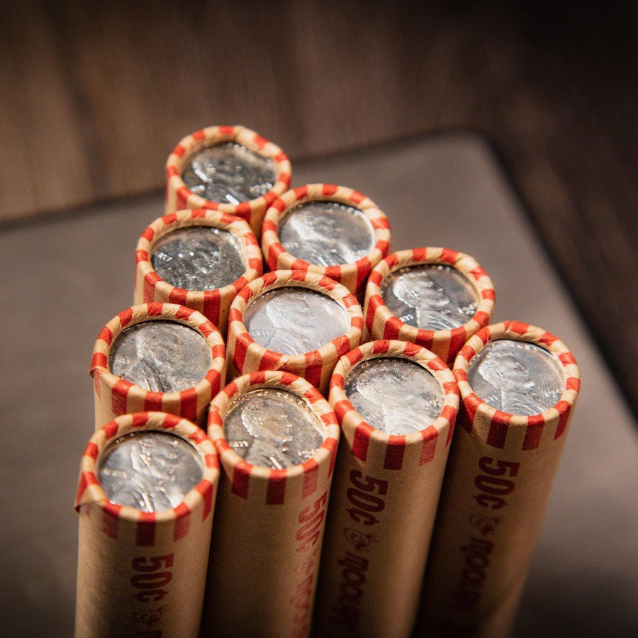 1943 (P/D/S) Lincoln Steel Cent 50-Coin Roll (Avg Circ) - Midwest Precious Metals
