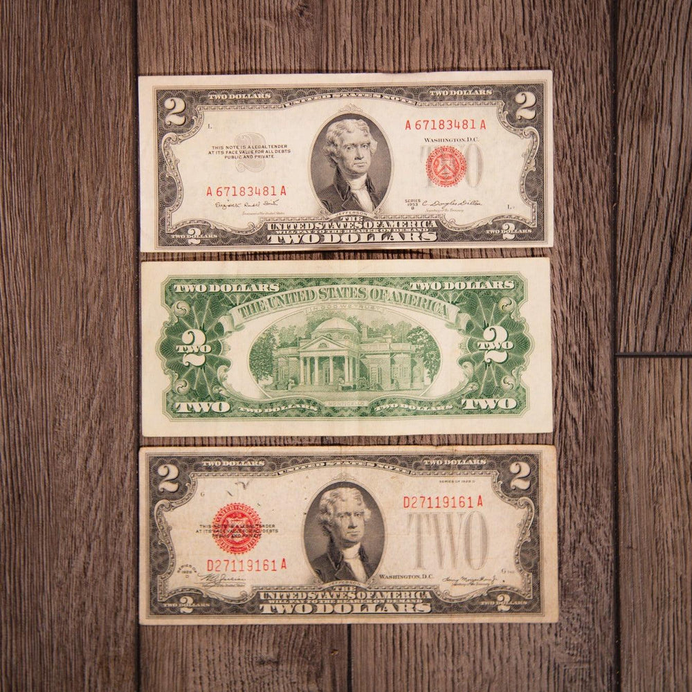 $2 Red Seal Note VF-AU (Random Year) - Midwest Precious Metals
