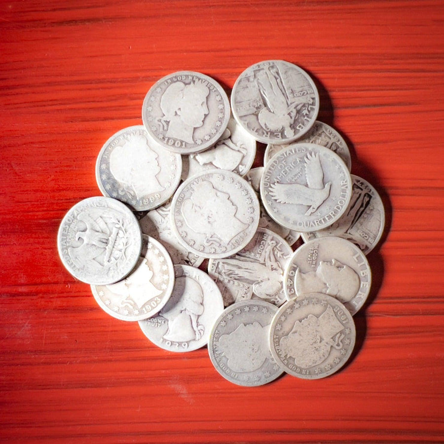 $5 Face Value 90 Percent Silver Quarters - Midwest Precious Metals